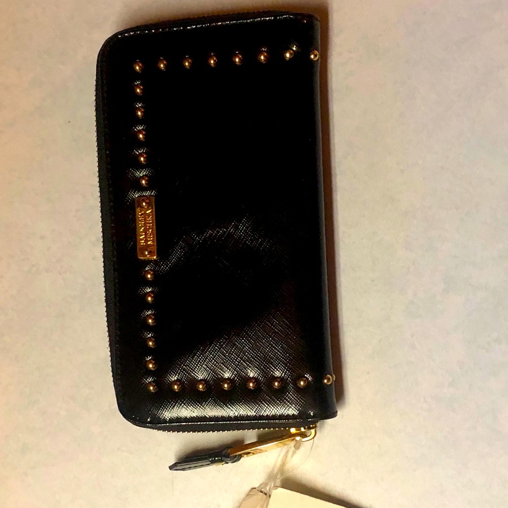 Badgley Mischka black wallet, new with tags.